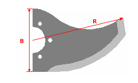 Куттерные ножи Kremer+Grebe (тип 12)